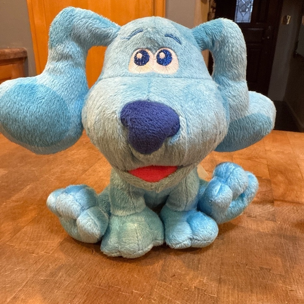 Nickelodeon Blue’s Clues & you Blue Plush Dog Toy 2020 Stuffed Animal 7”